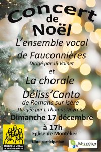 Concert de Noël avec la chorale Deliss'Canto de Romans